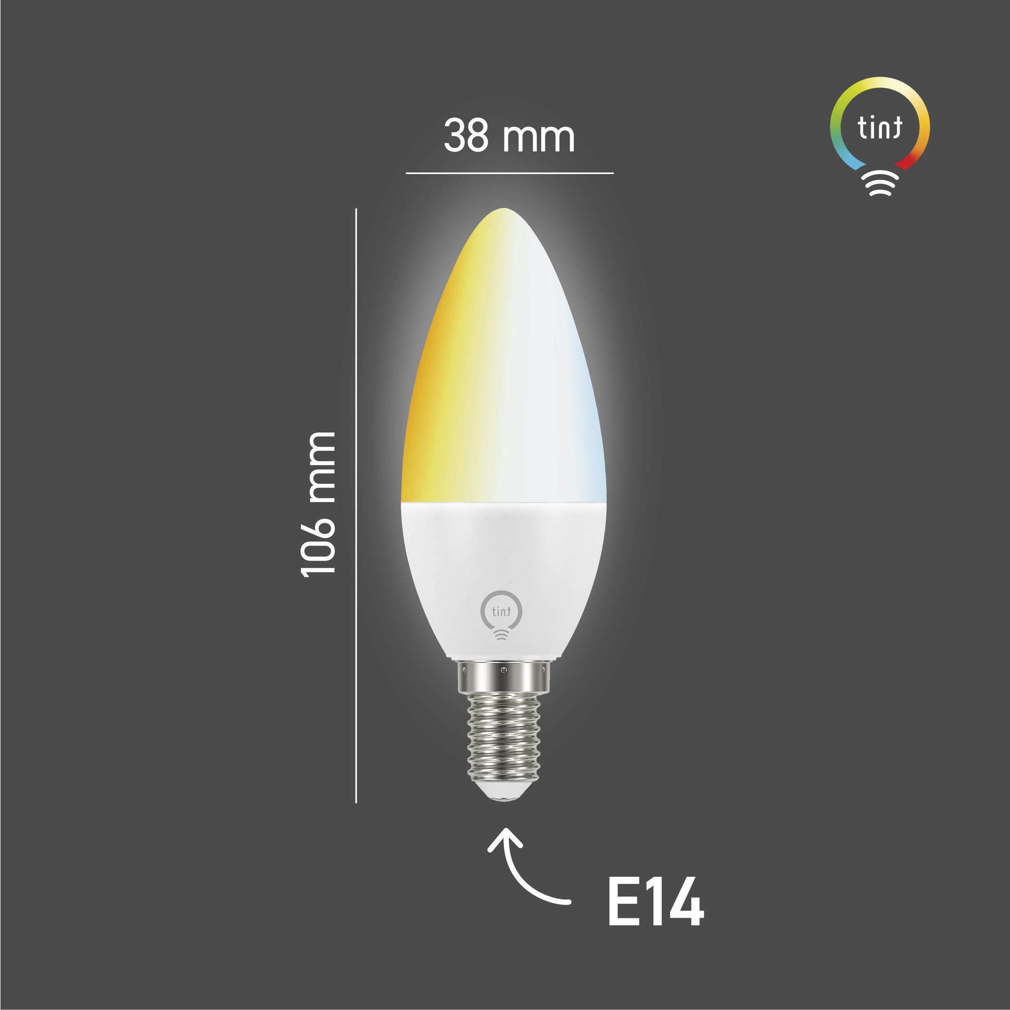 Smarte LED-Kerze E14