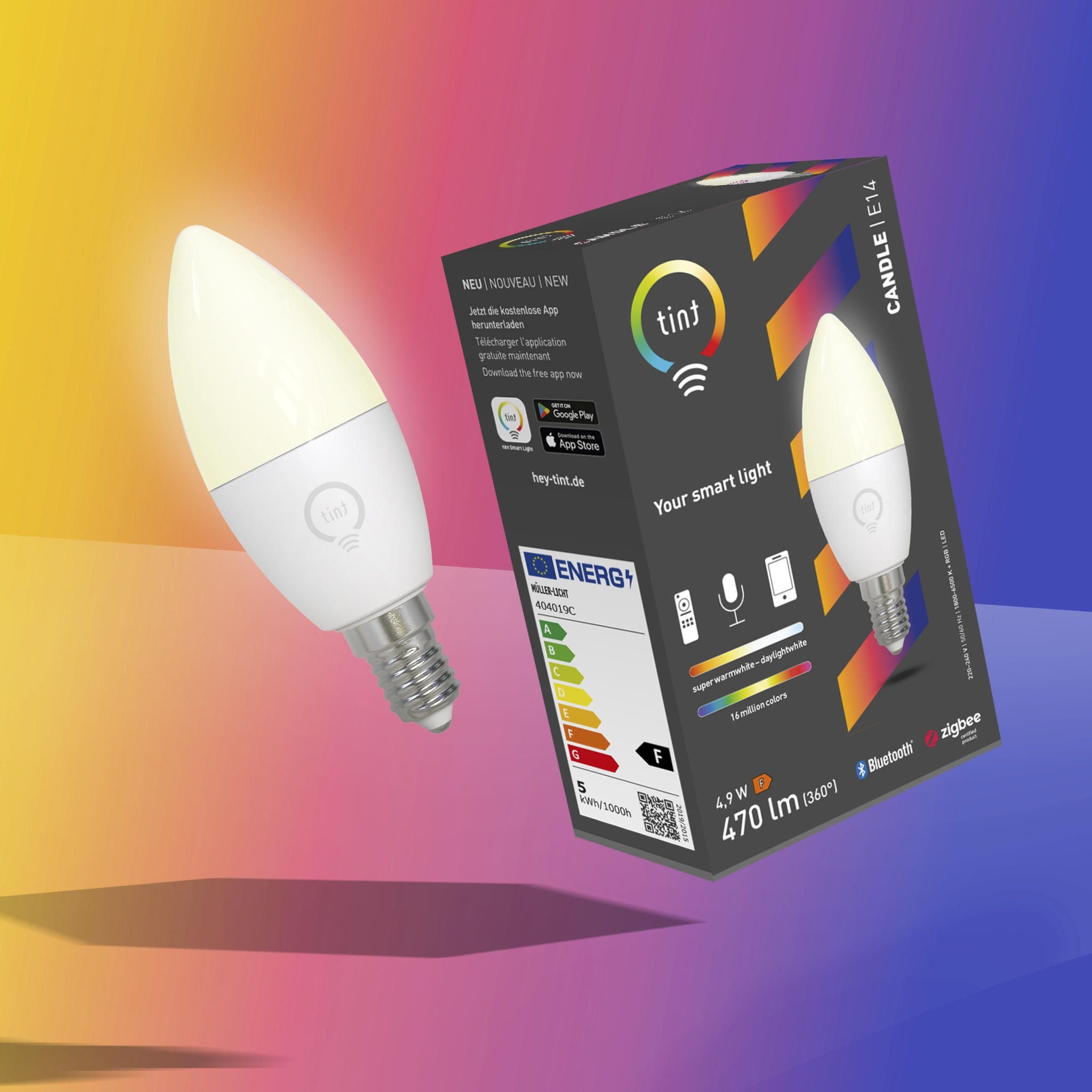 Smarte LED-Kerze E14
