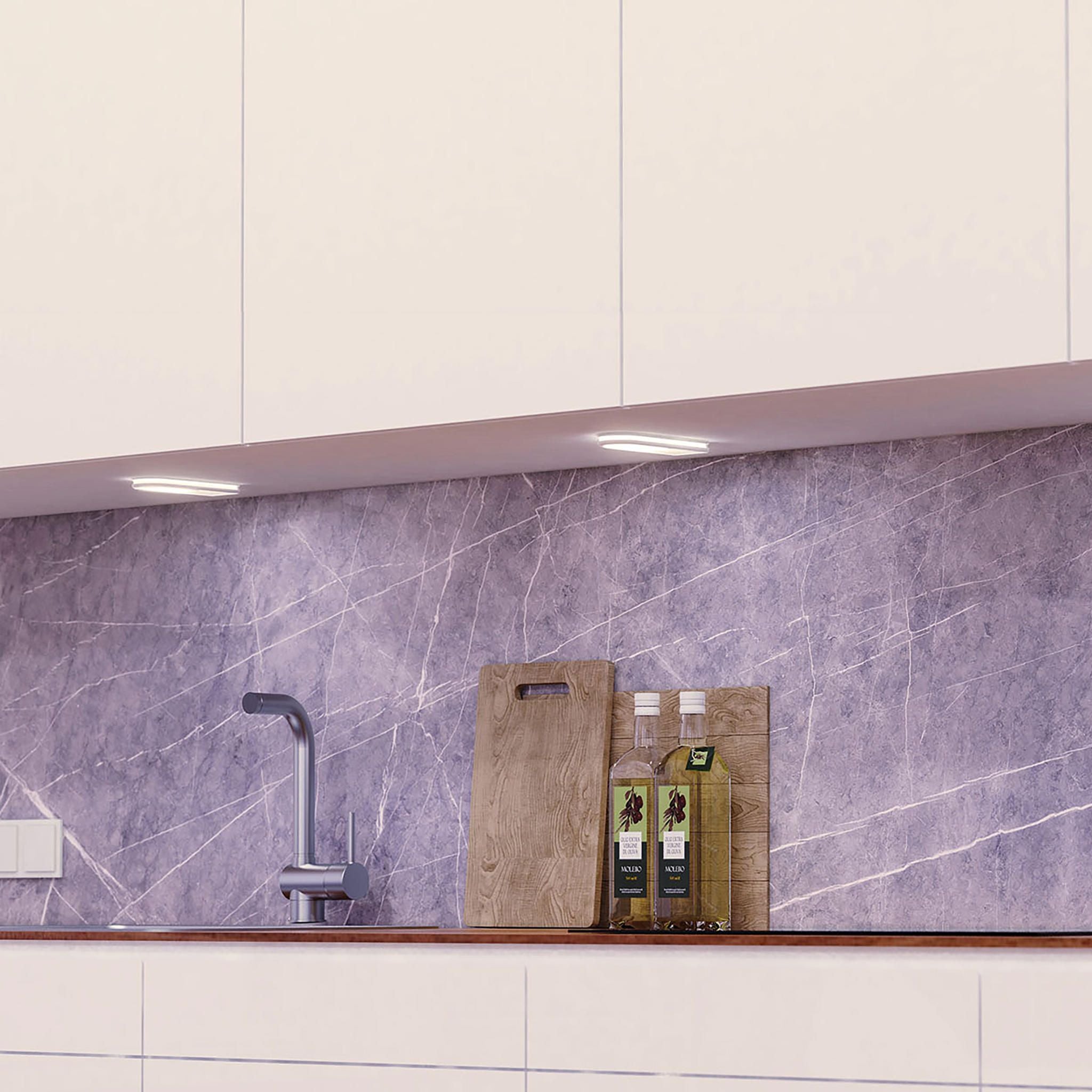 Smarte LED-Unterbauleuchte Armaro, 3er-Set