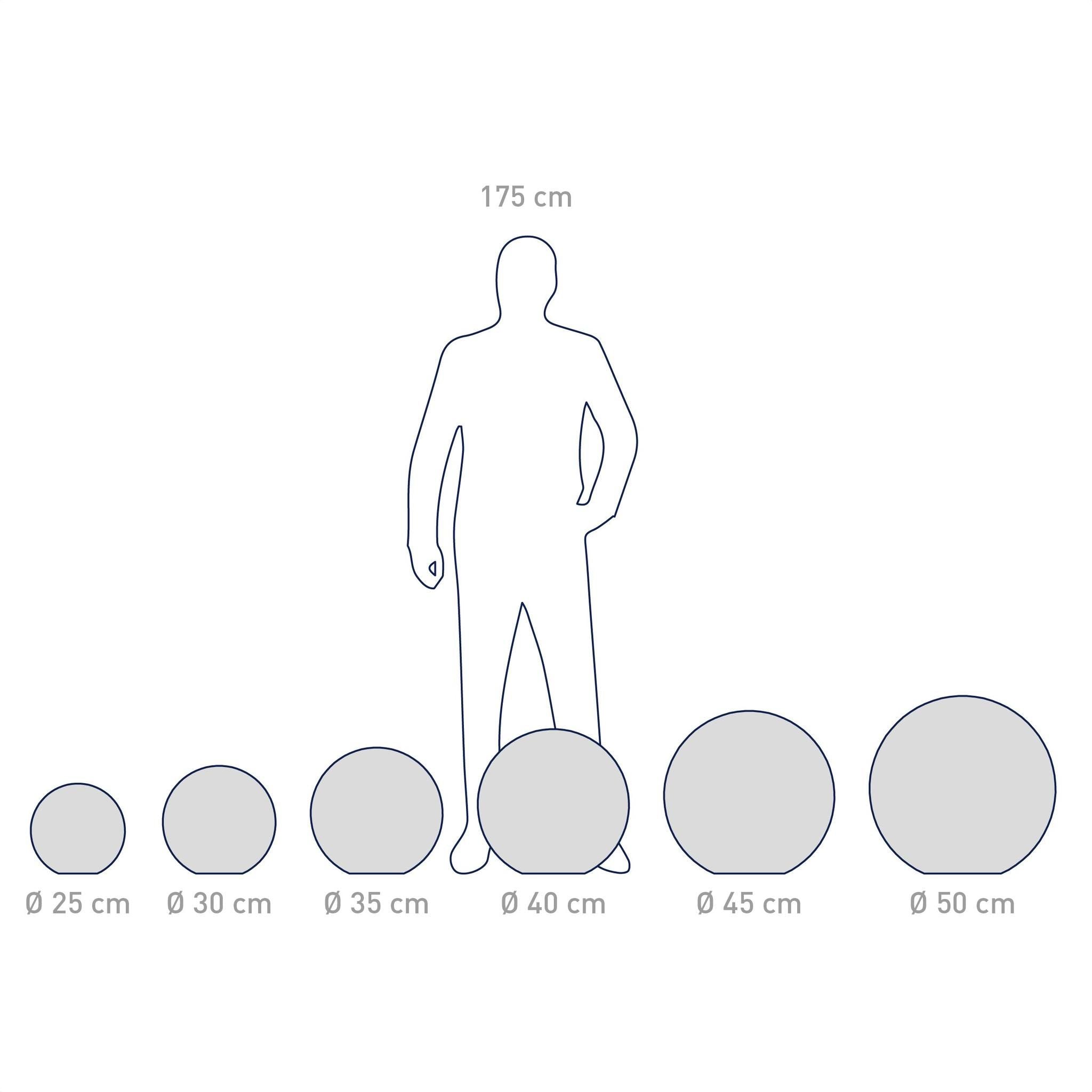 Smarte LED-Leuchtkugel Calluna, 35 cm, white