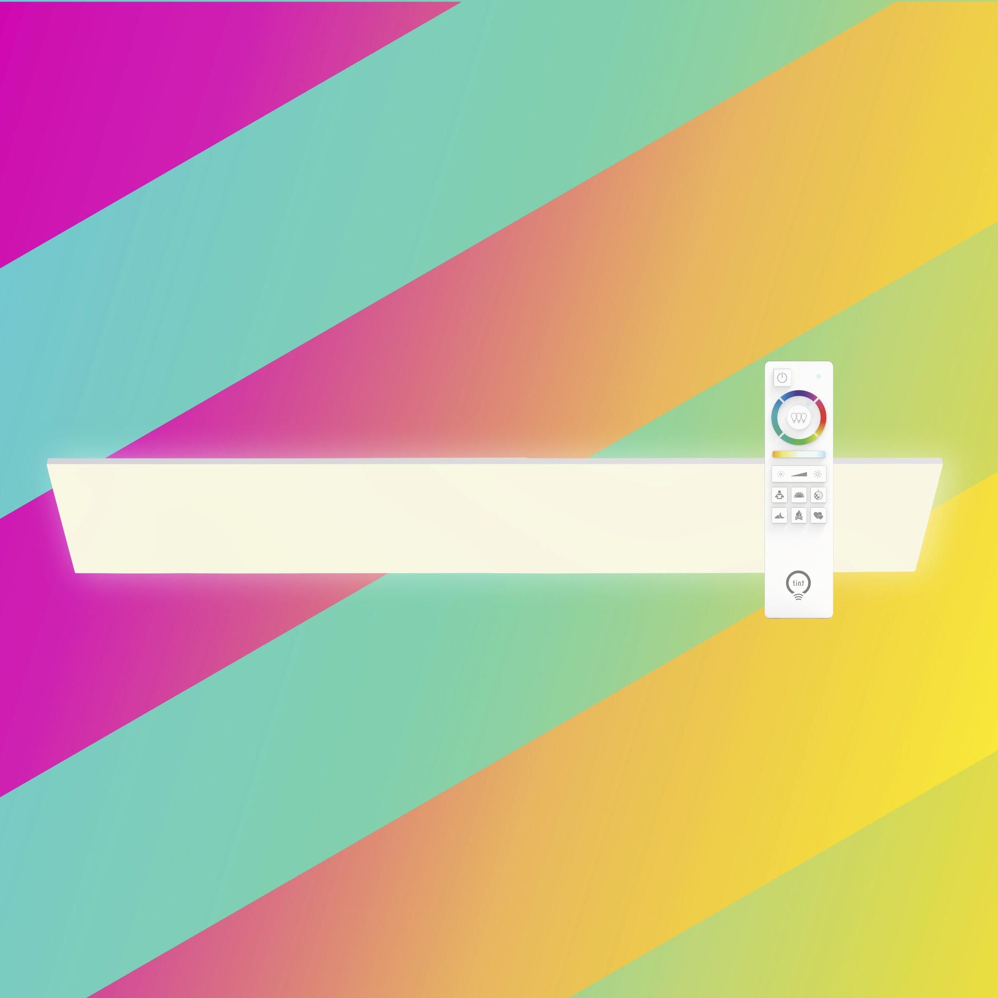 Smartes LED-Panel Aris, 30x120 cm