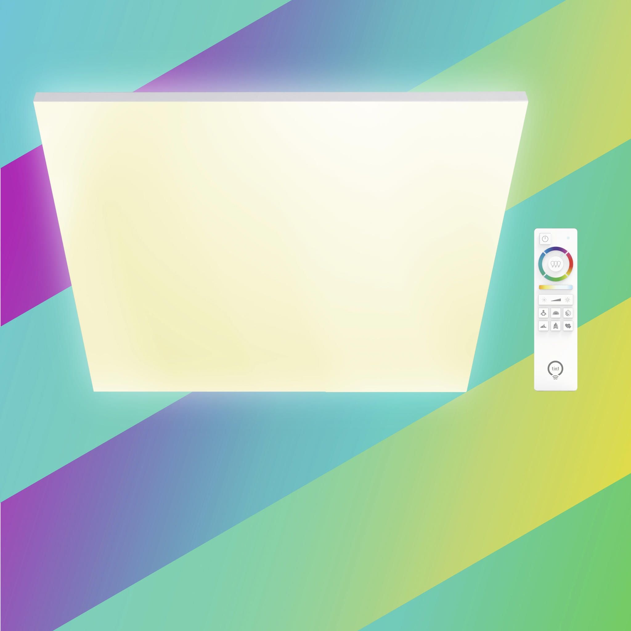 Smartes LED-Panel Aris, 60x60 cm