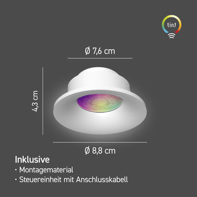 Smarte LED-Spotlights, 3er-Set