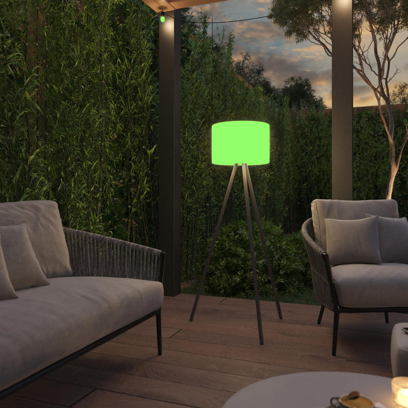 Smarte LED-Outdoor-Stehleuchte Khaya