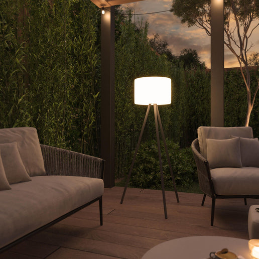 Smarte LED-Outdoor-Stehleuchte Khaya