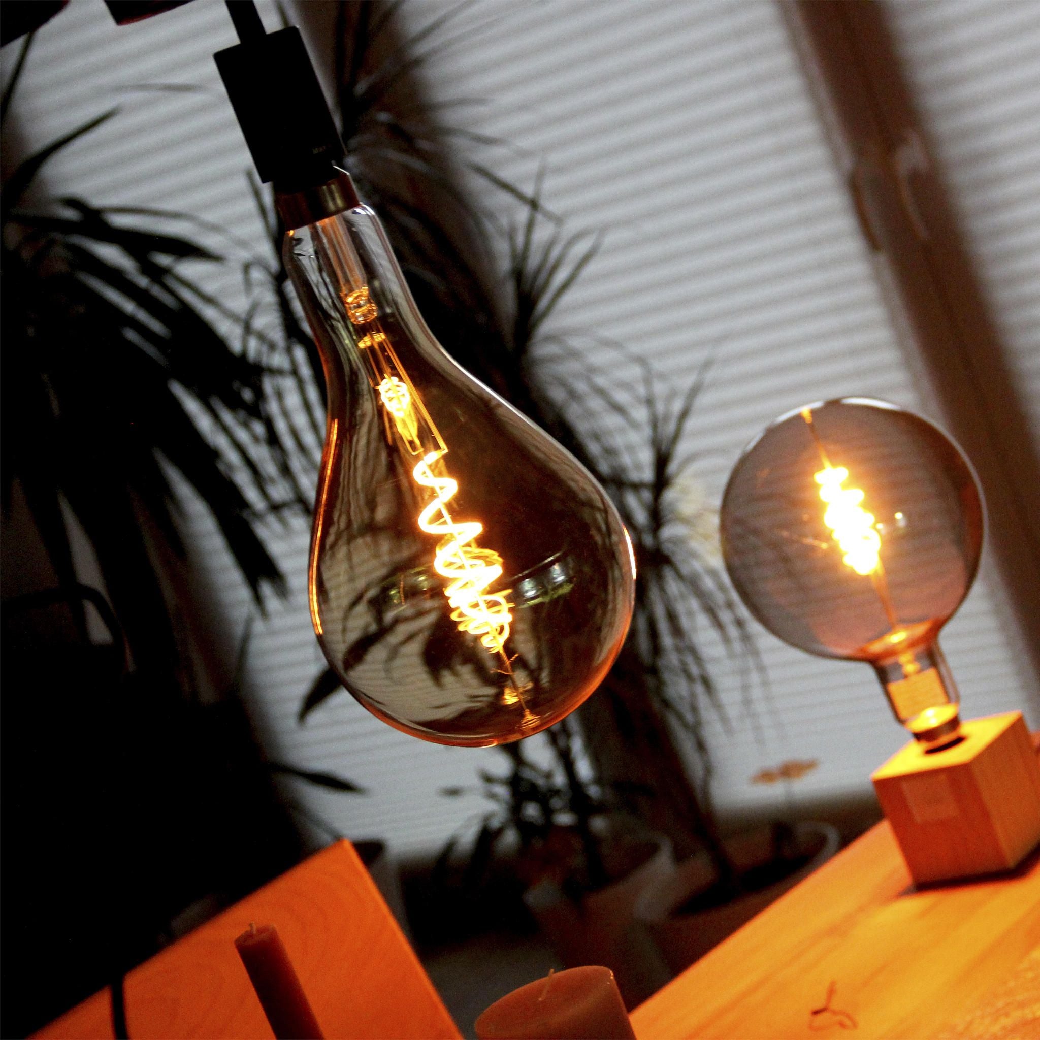 Smarte LED-Globe Retro Gold XXL E27