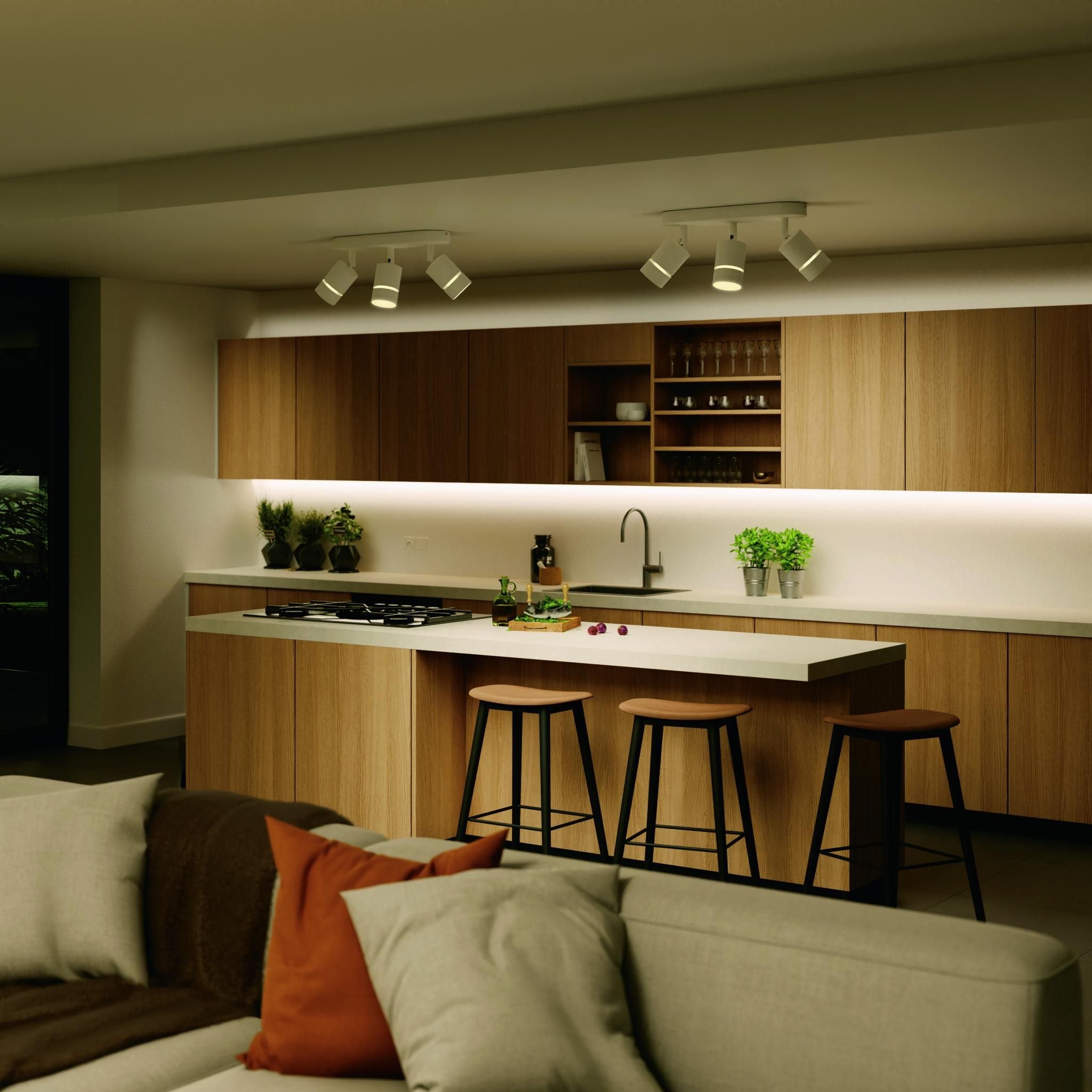 Smarte LED-Spots Nalo, 3er-Spot