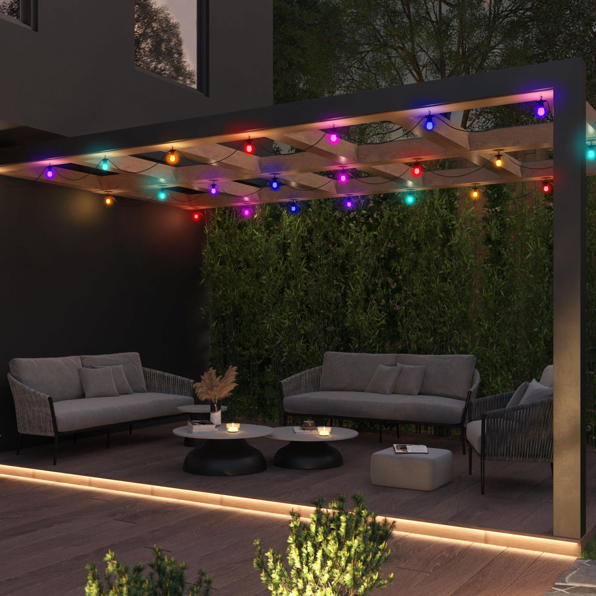 Smarte Outdoor LED-Lichterkette Stella Starter-Set (12 Birnen)