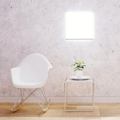 Smartes LED-Panel Aris black, 45x45 cm