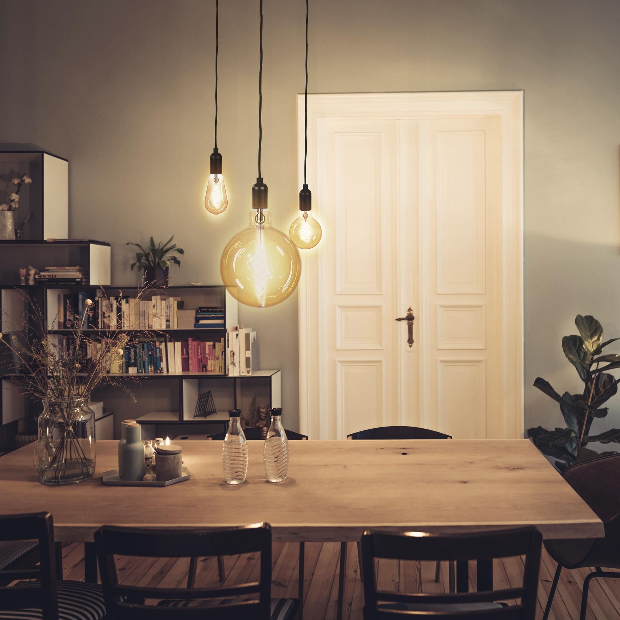 Smarte LED-Birne Retro Gold XXL E27