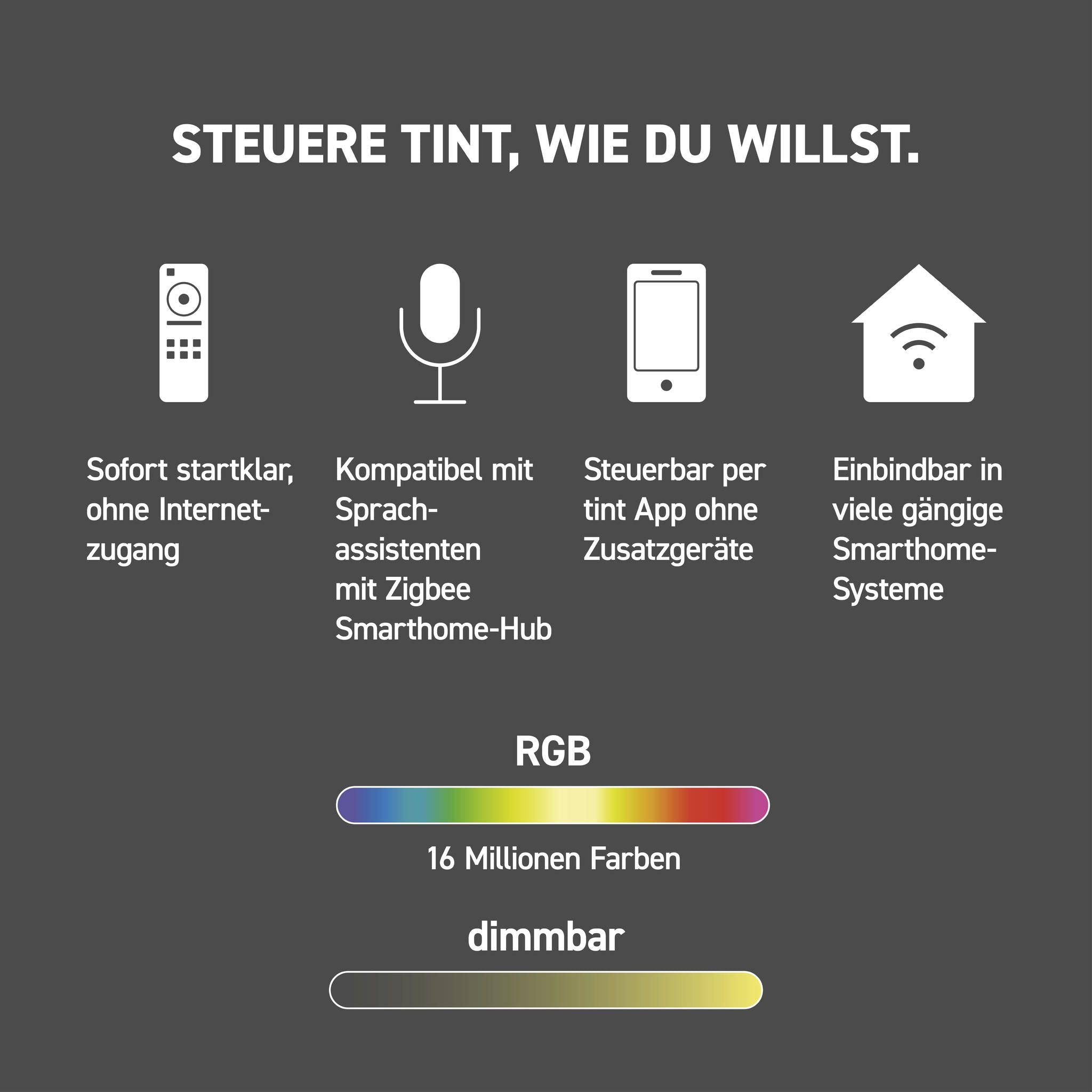 Smarter LED-Strip color, 3 m