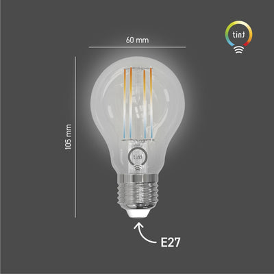 Smarte LED-Birne Retro E27