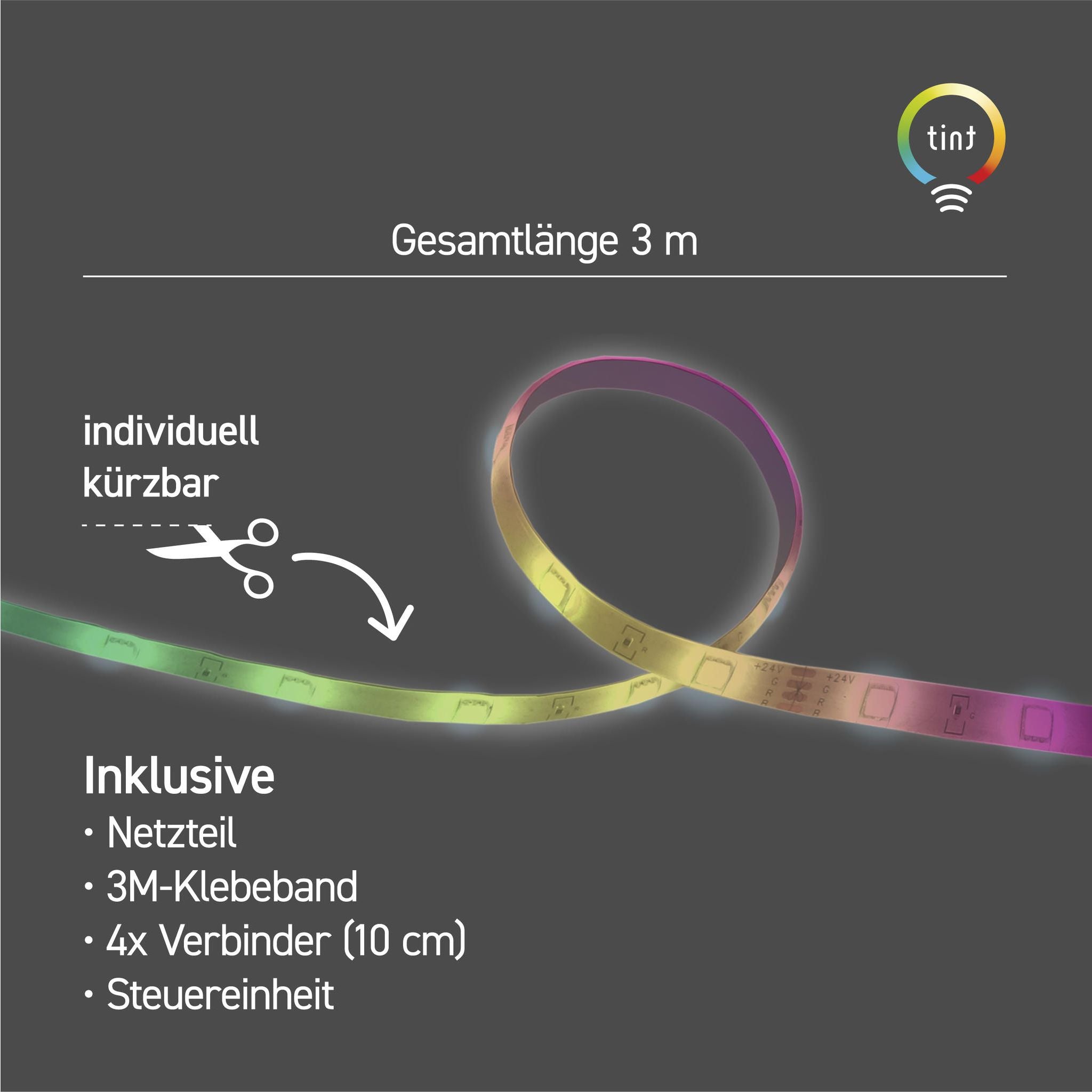 Smarter LED-Strip color, 3 m