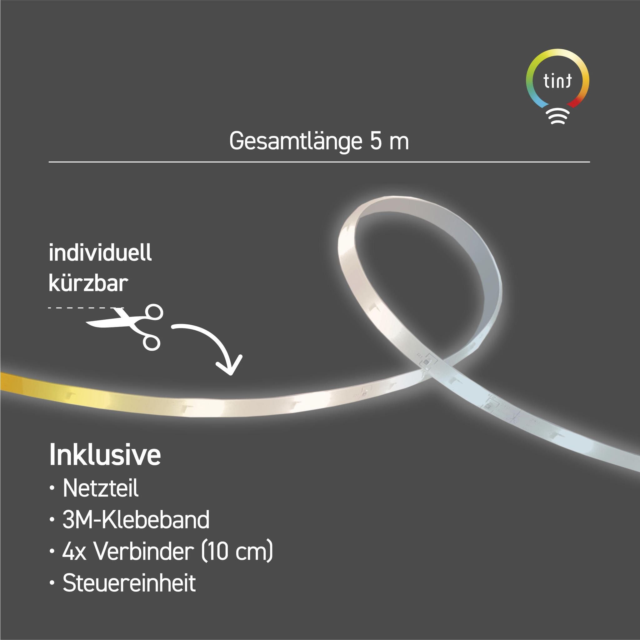 Smarter LED-Strip white, 5 m