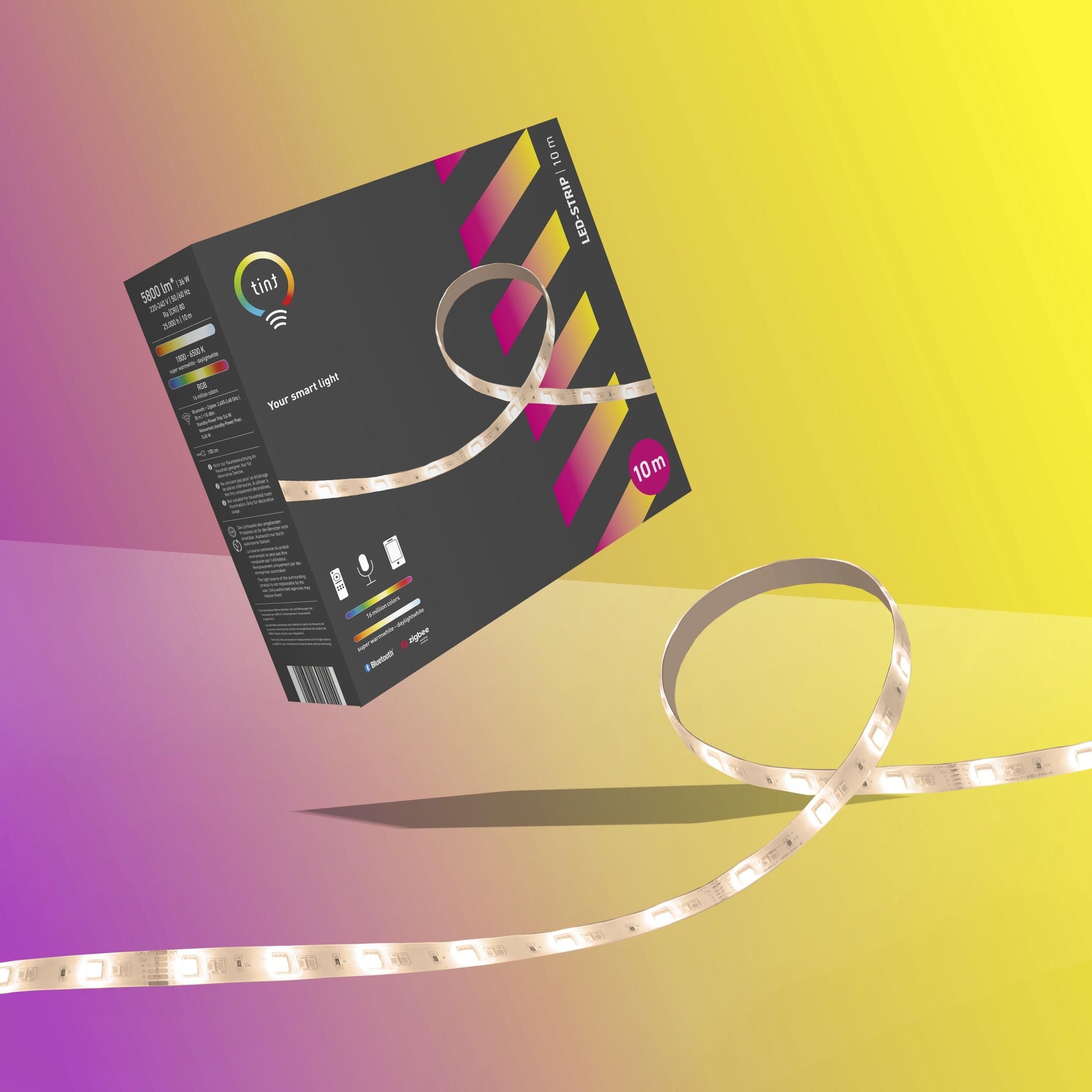Smarter LED-Strip white+color, 10 m