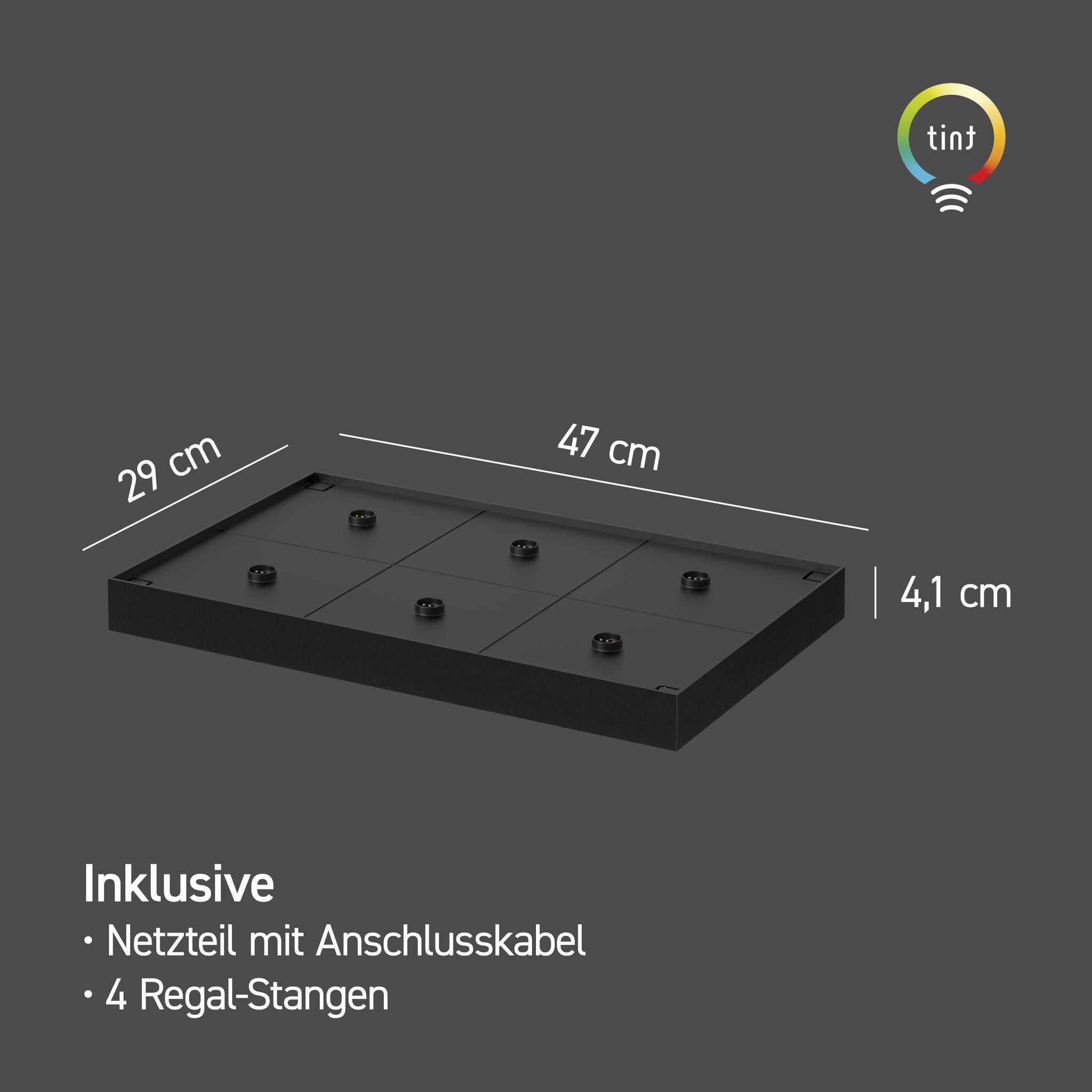 6-fach Ladestation für smarte Akku-Tischleuchte Dalia